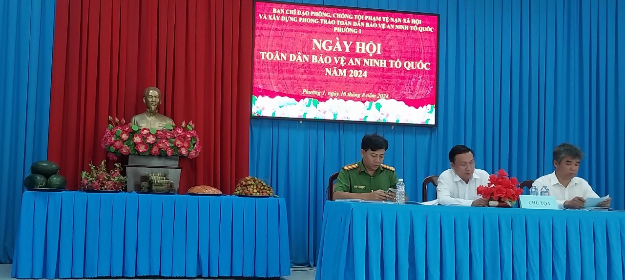 Ngày hội toàn dân bảo vệ an ninh Tổ quốc tại Phường 1